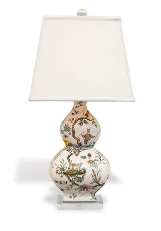 Chinoise Exotique Lamp - Square Shade
