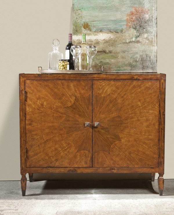 French Transitional Cherry & Walnut Cabinet