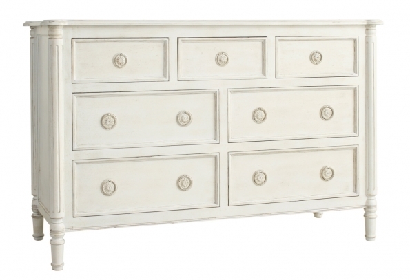 Isabella 7-Drawer Dresser - White