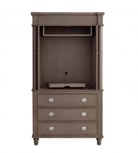 Marcel Armoire - Brown - Open View