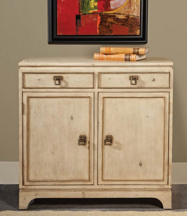 Painted 2-Drawer Cabinet