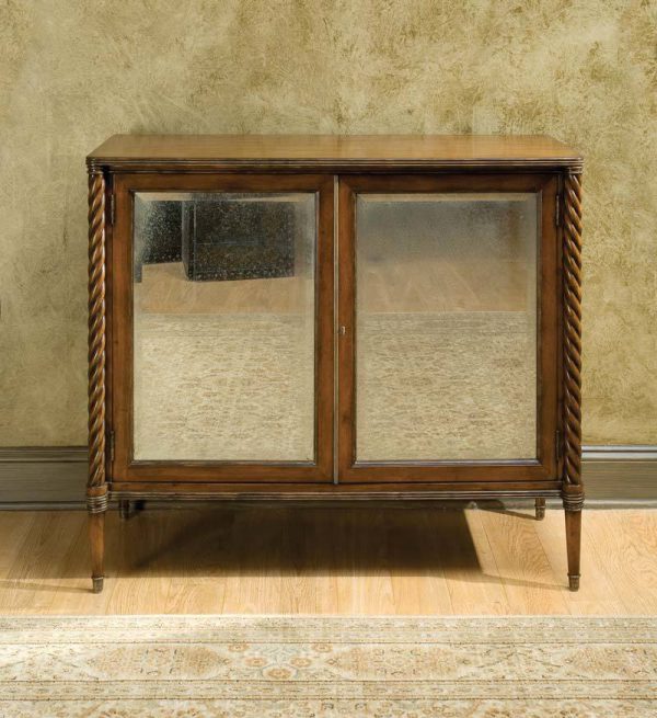 Regency Antique Mirrored Cabinet in Mahogany