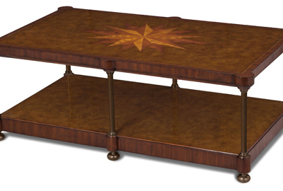 Star-Inlay Cocktail Table