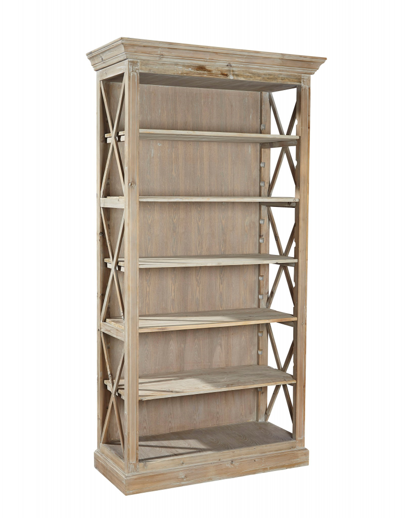 Weathered Open Bookcase