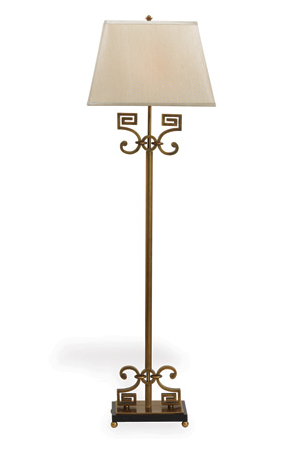 Whitney Brass Floor Lamp