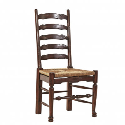 English Country Ladderback Side Chair