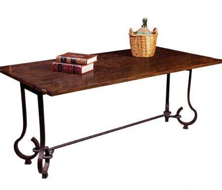 Oak and Iron Table
