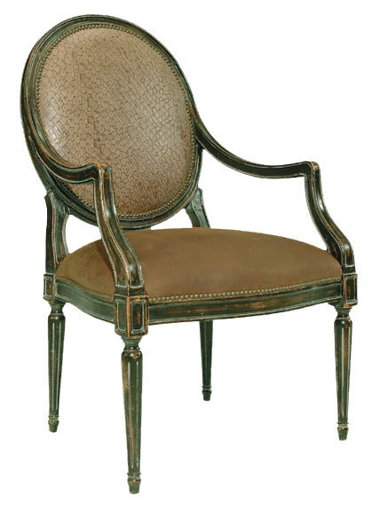 Oval Back Arm Chair