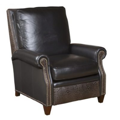 Two-Tone Leather Recliner Chair