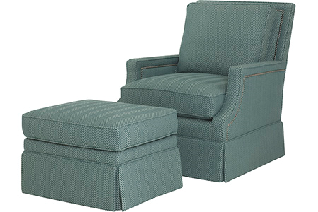 Cecily Chair and Ottoman