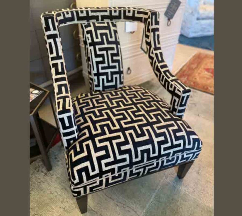 Charming Chair - Geometric Fabric