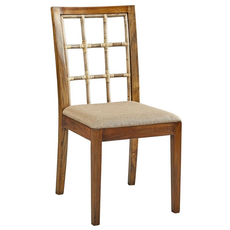 Bamboo Window Pane Side Chair