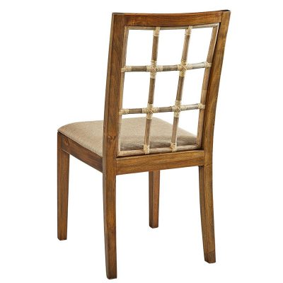 Bamboo Window Pane Side Chair