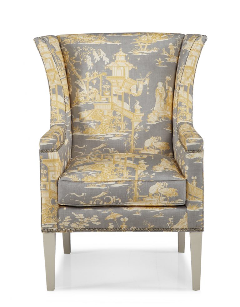 Hunter Wing Chair - Front View