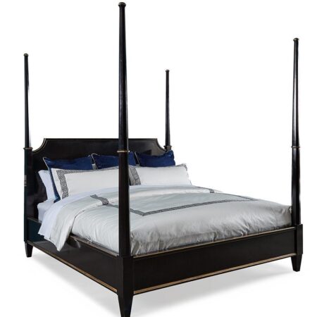 Lacquer King Poster Bed