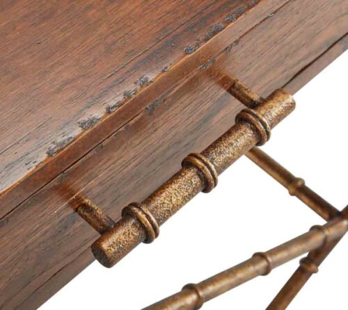 Anubis Cross Leg Console Table - Detail View