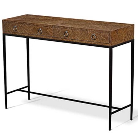 Parquetry Inlaid Rectangular Console Table