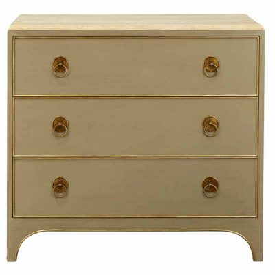 Stone Top 3 Drawer Chest
