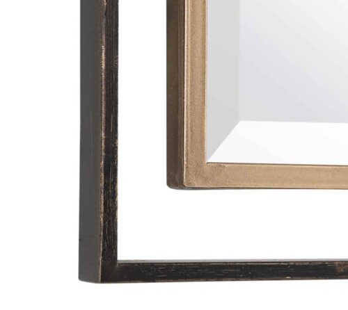 Carrizo Rectangle Mirror - Detail View
