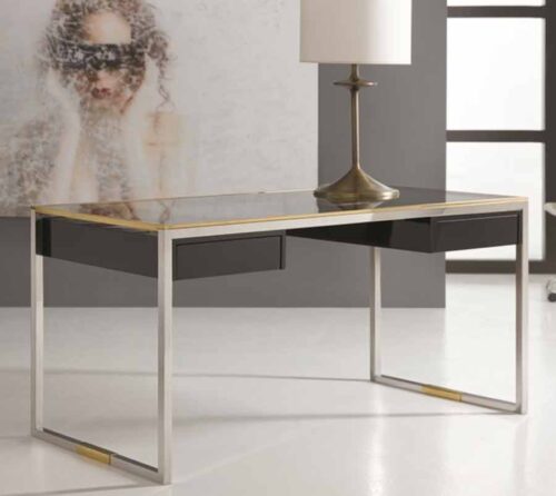 Stainless & Brass Desk
