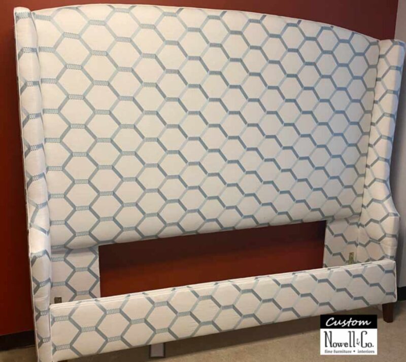 Custom Honeycomb Upholstered Bed