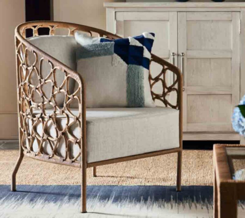 Pebble Accent Chair - Staged View