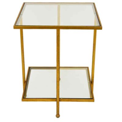 Gold End Table