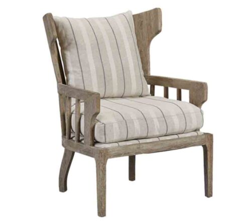 Wooden Wingback Chair