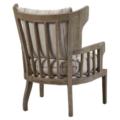 Wooden Wingback Chair