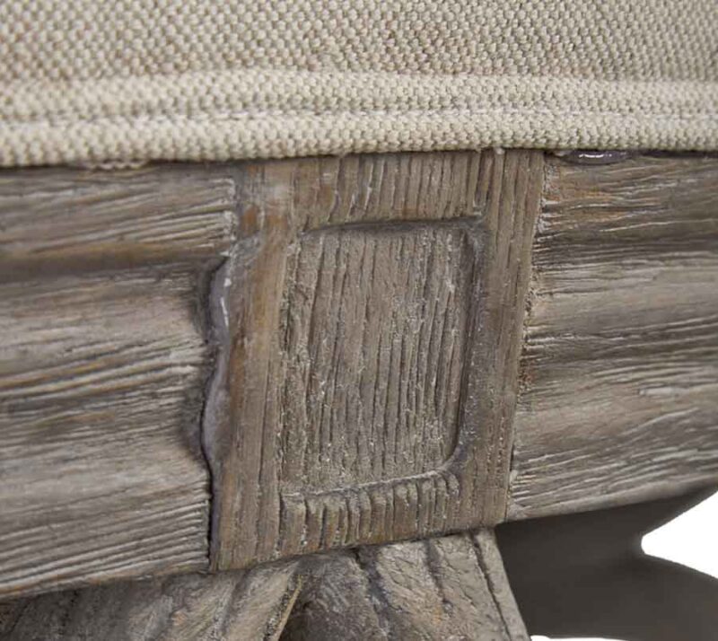 Augustine Bench - Detail View