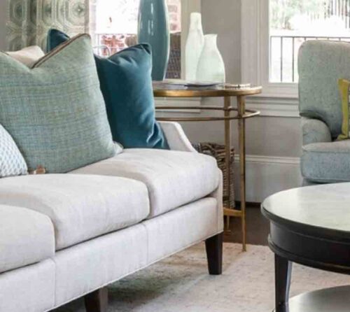 Madeline Round Side Table - Staged View