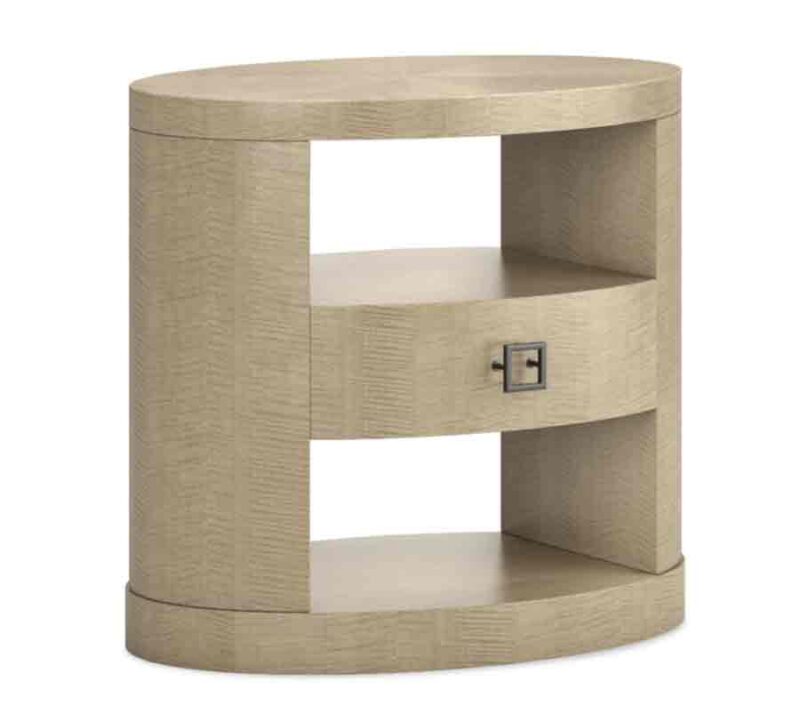 Norah Oval Bedside Table