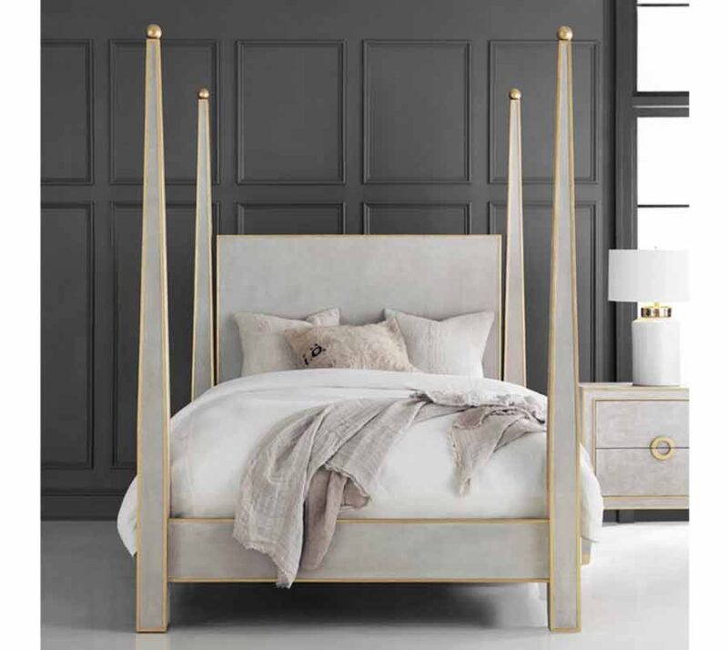 Gustavian King Poster Bed