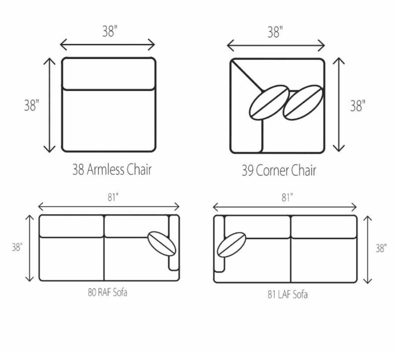 Peretti Sectional - options