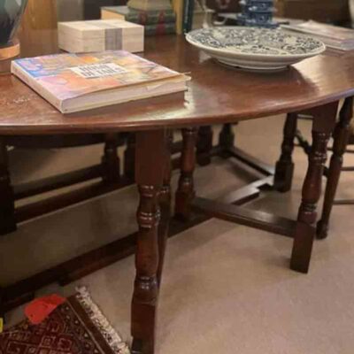 Vintage English Oak Gateleg Table