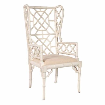 Regency Wingback Chair-Cream